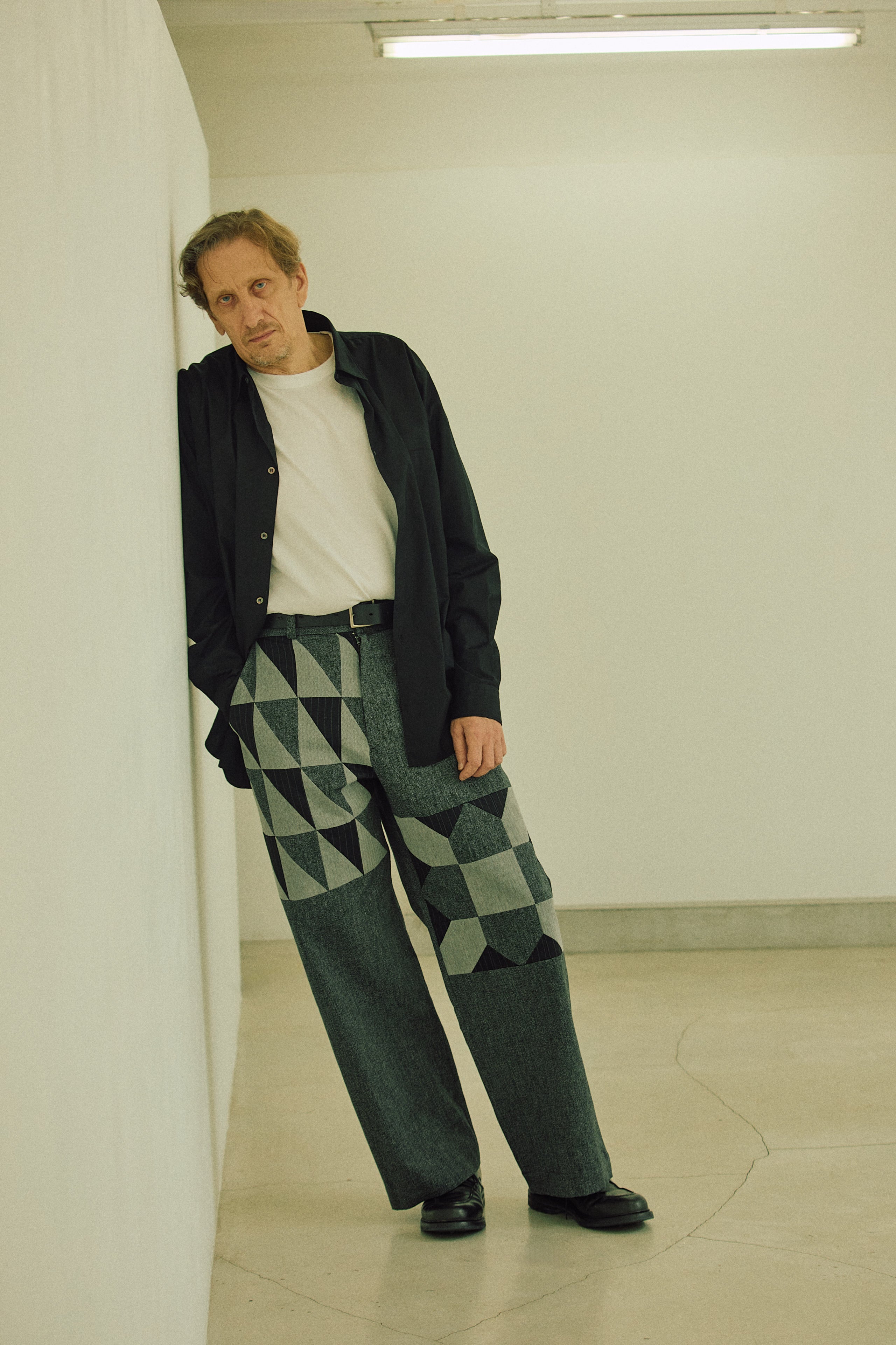 Straight pants 005 Black