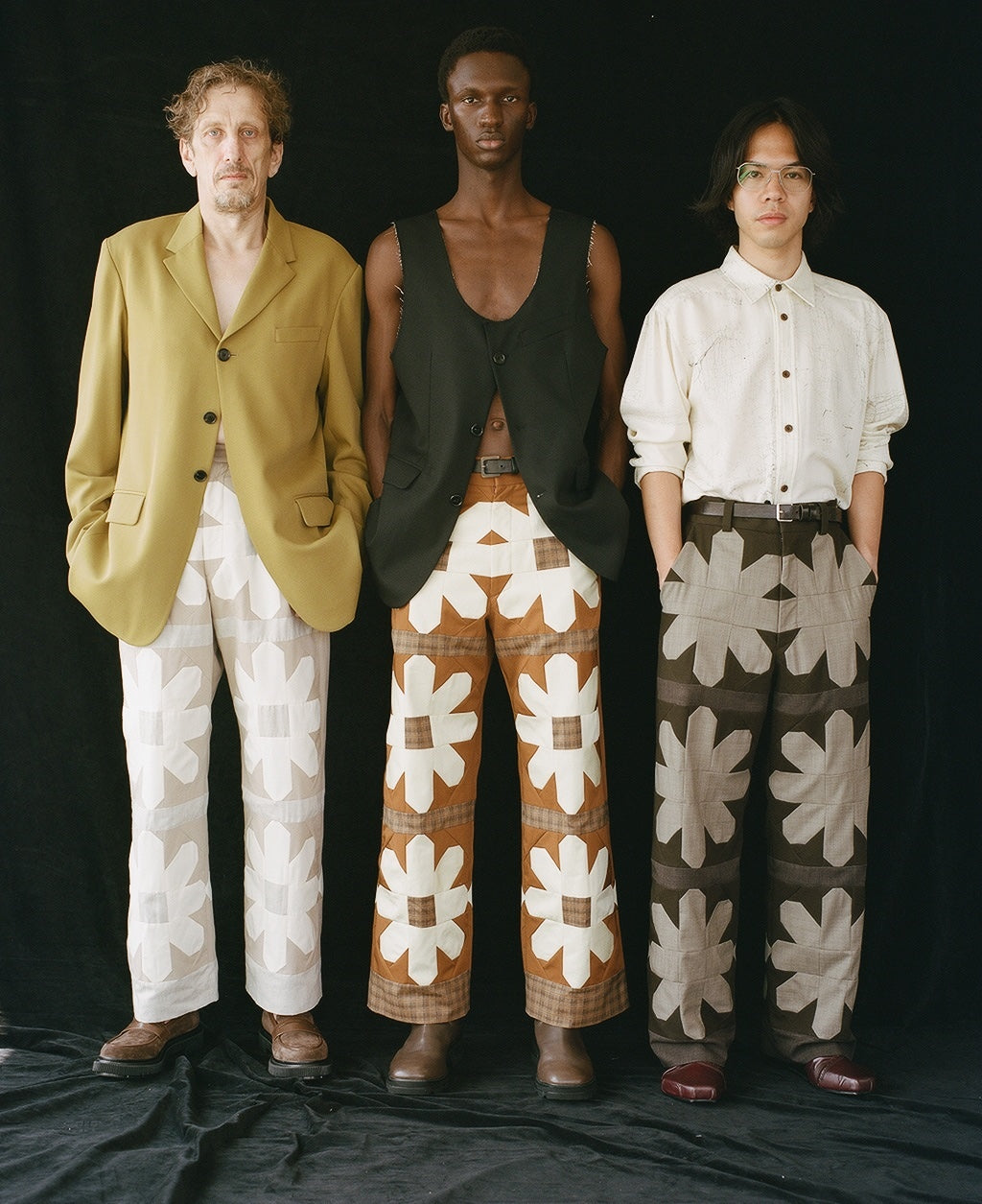 Straight pants 001 beige
