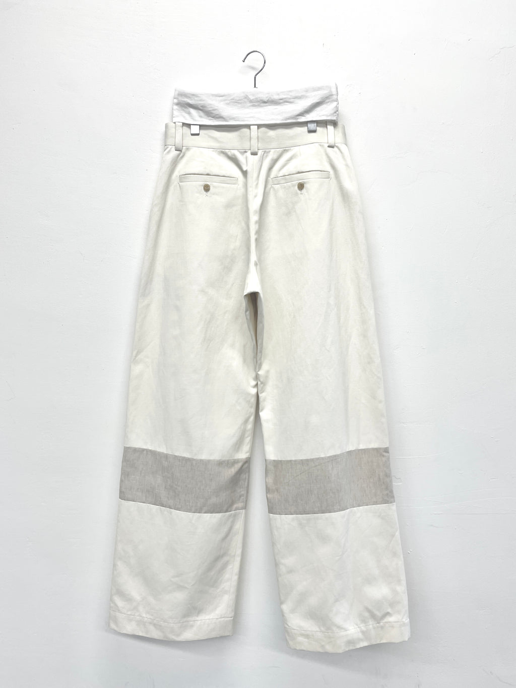 Straight pants 002 white