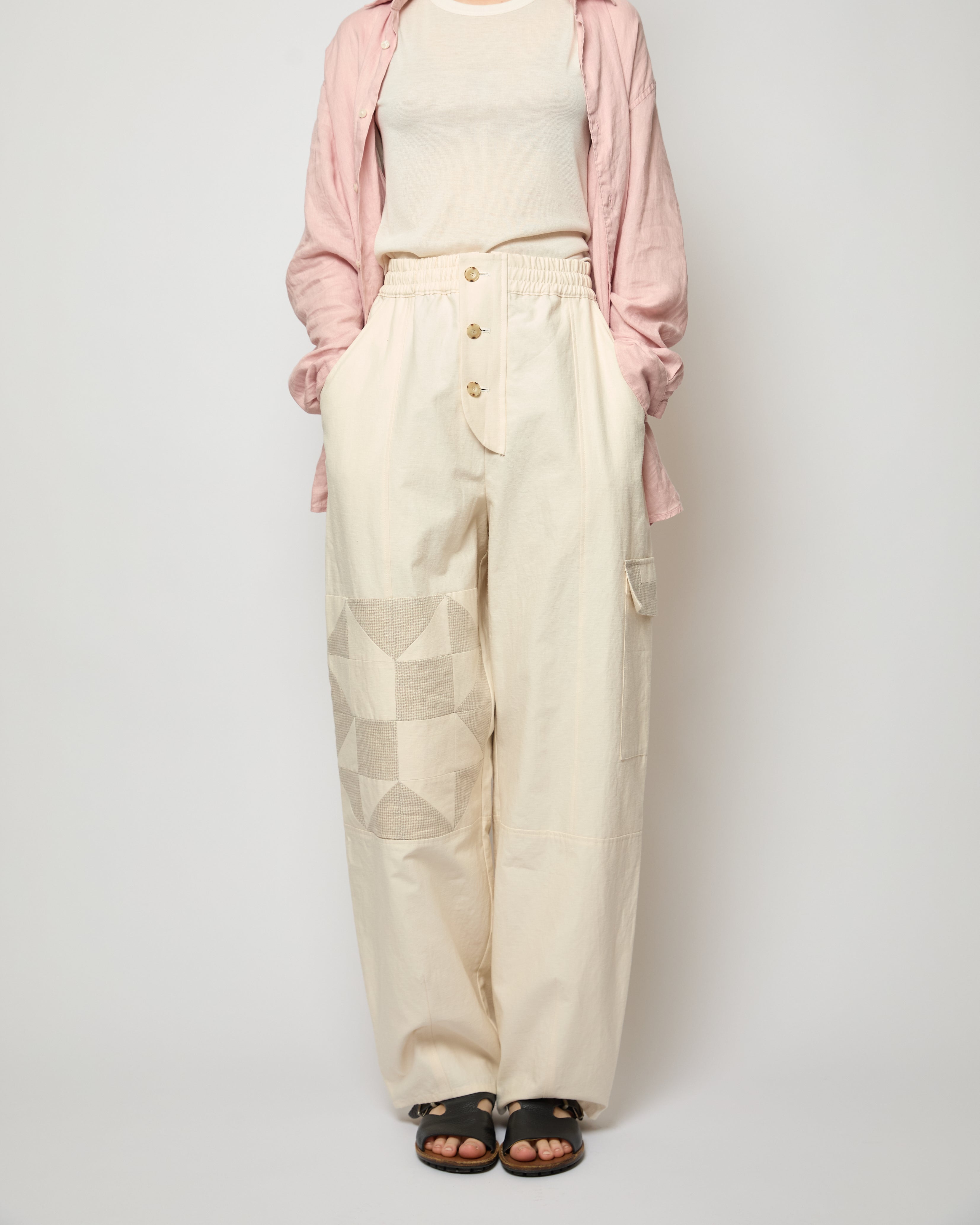 Easy pants 004 ivory