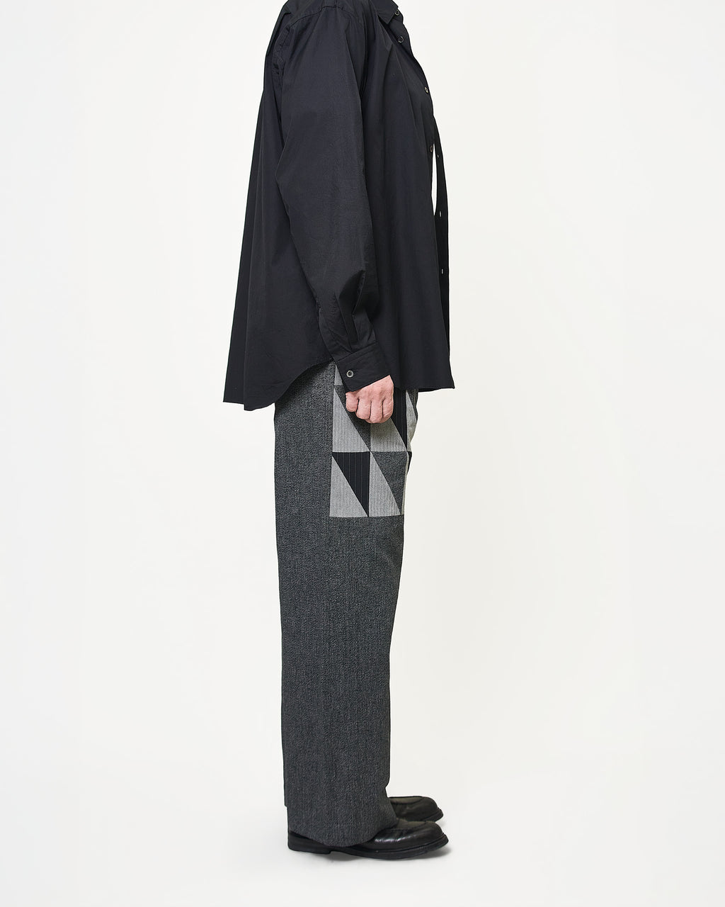 Straight pants 005 Black