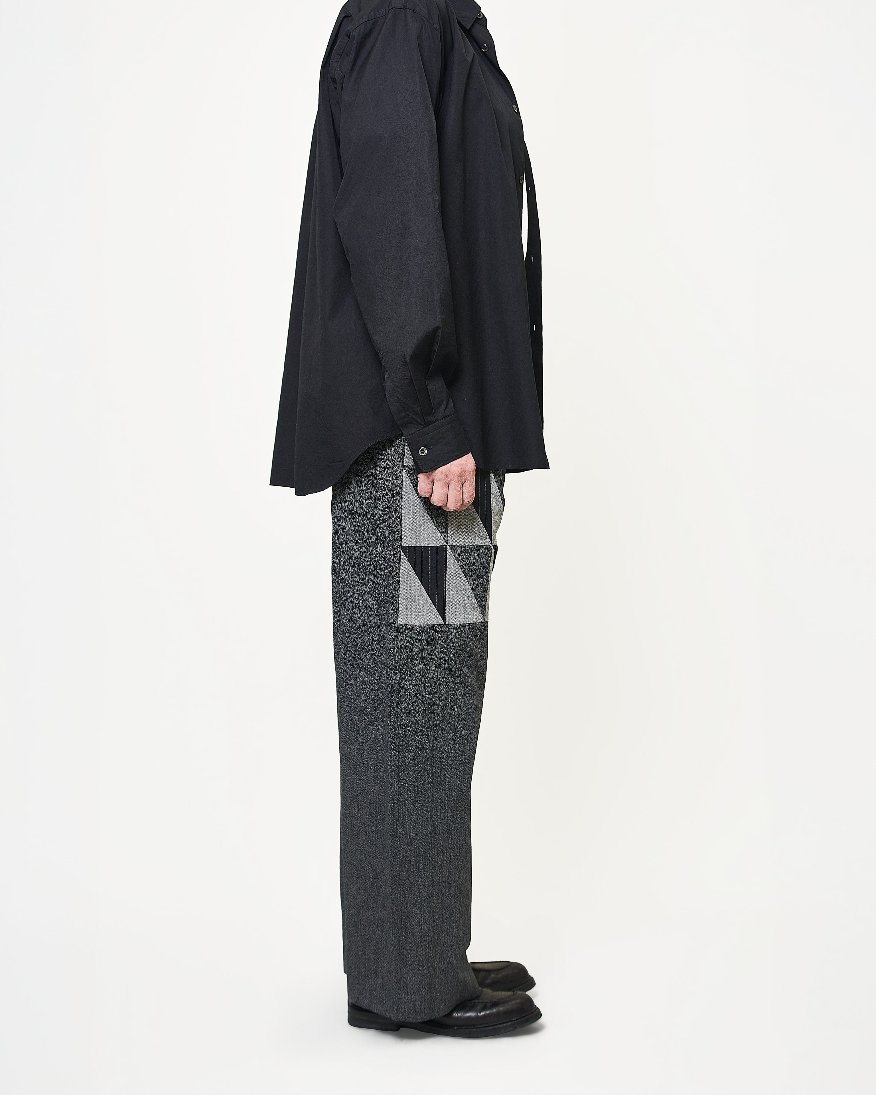 Straight pants 005 Black