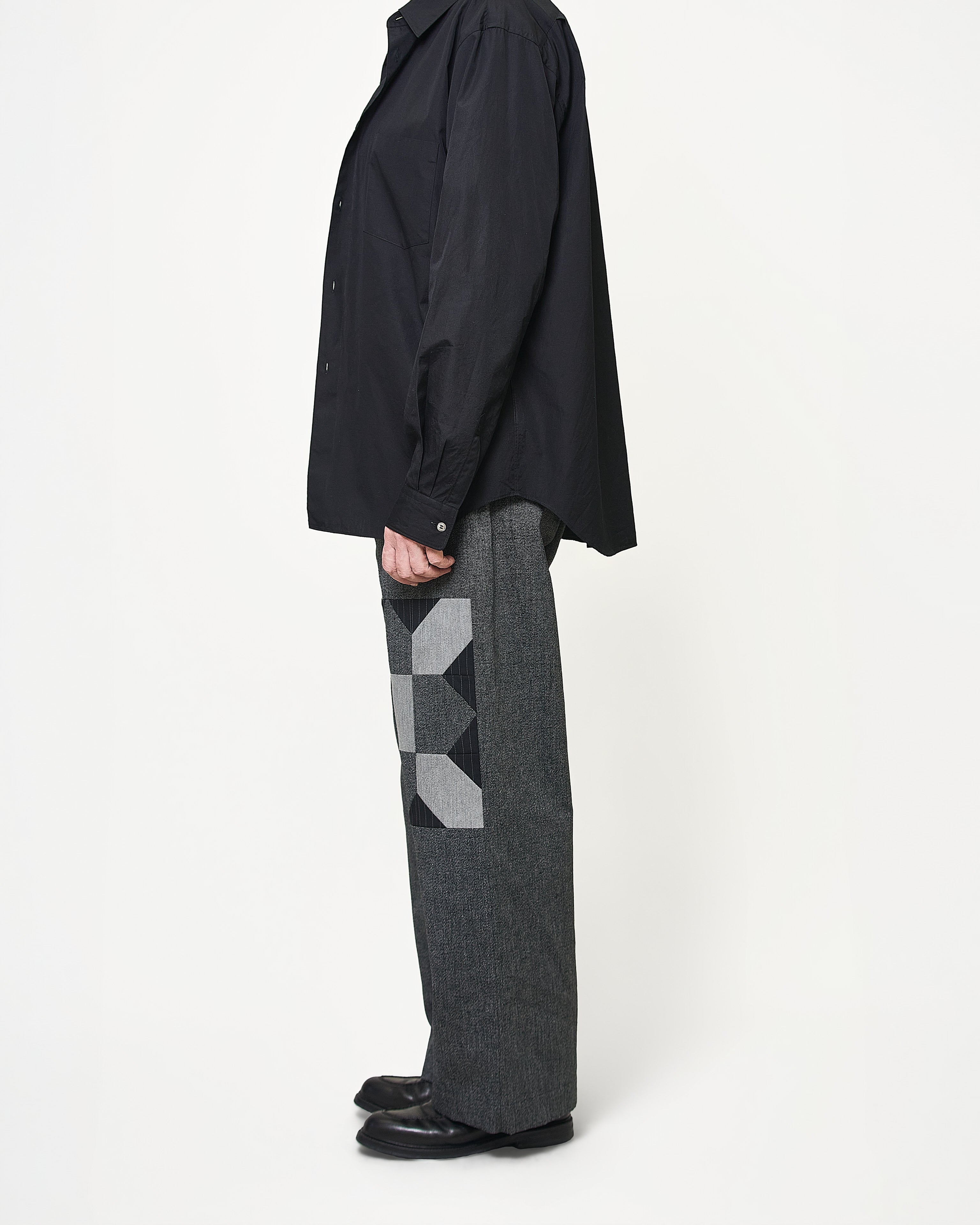Straight pants 005 Black