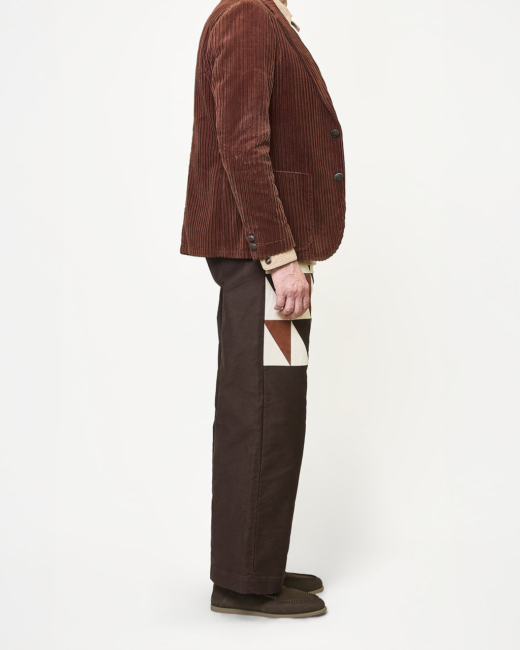 Straight pants 005 Brown