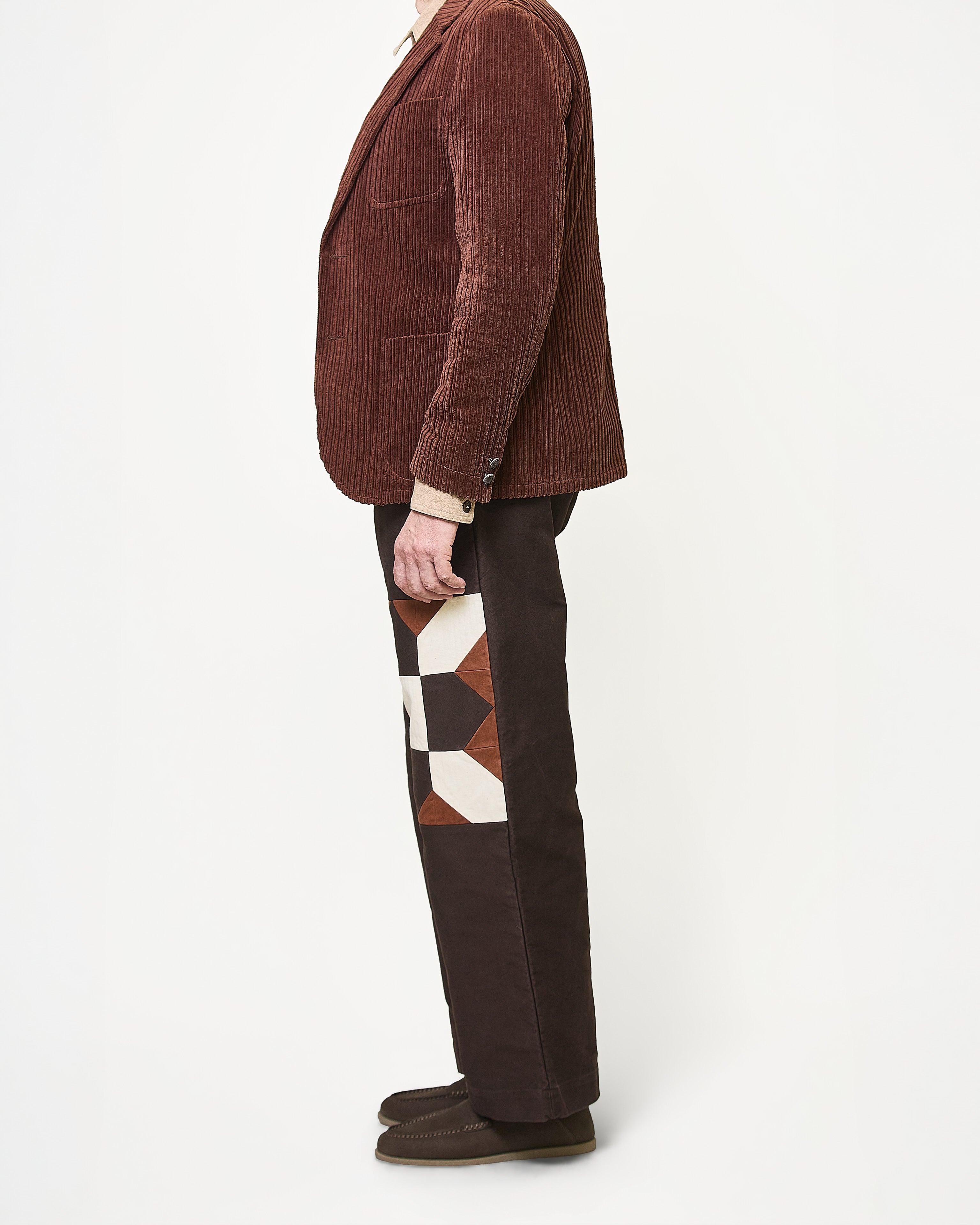 Straight pants 005 Brown