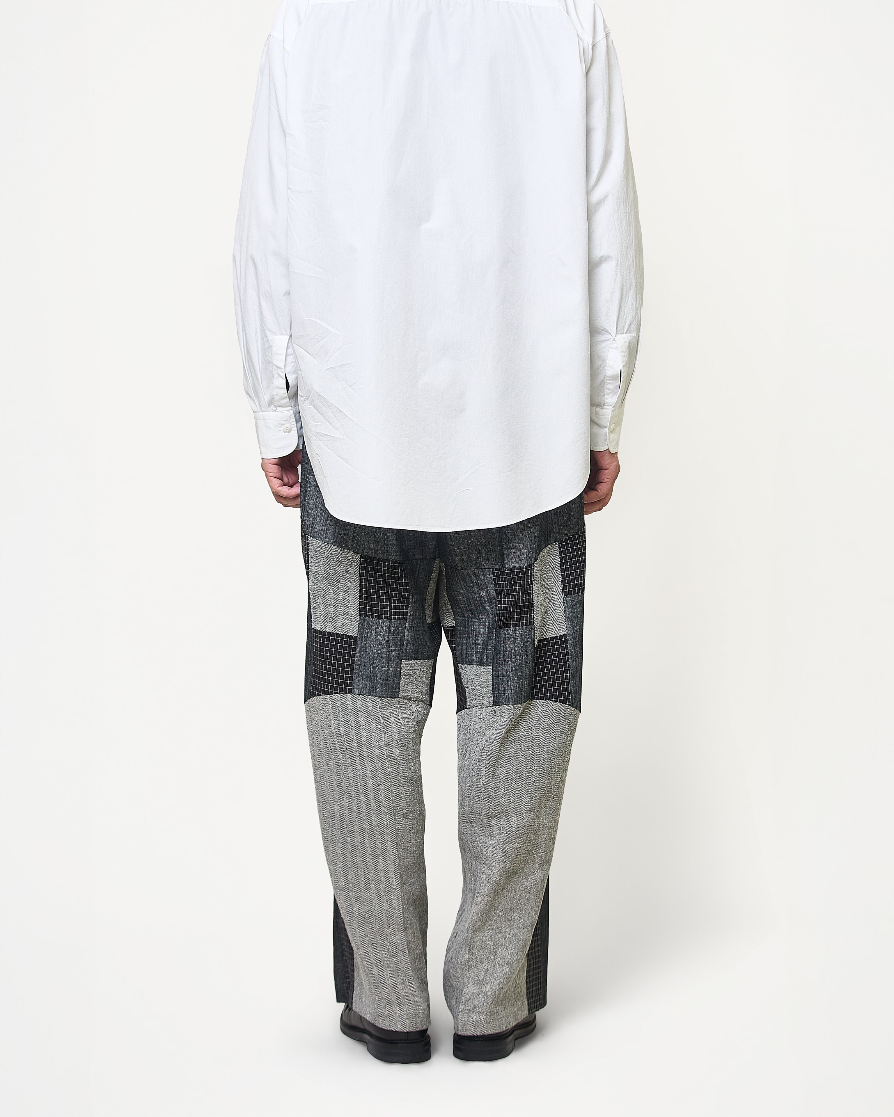 Wide tcuk pants 008 Black