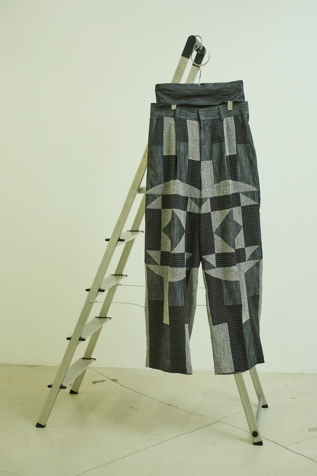 Wide tcuk pants 008 Black