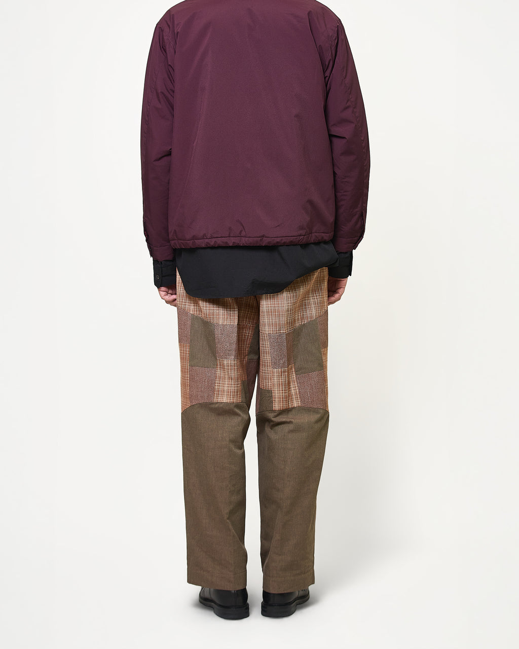 Wide tcuk pants 008 Brown