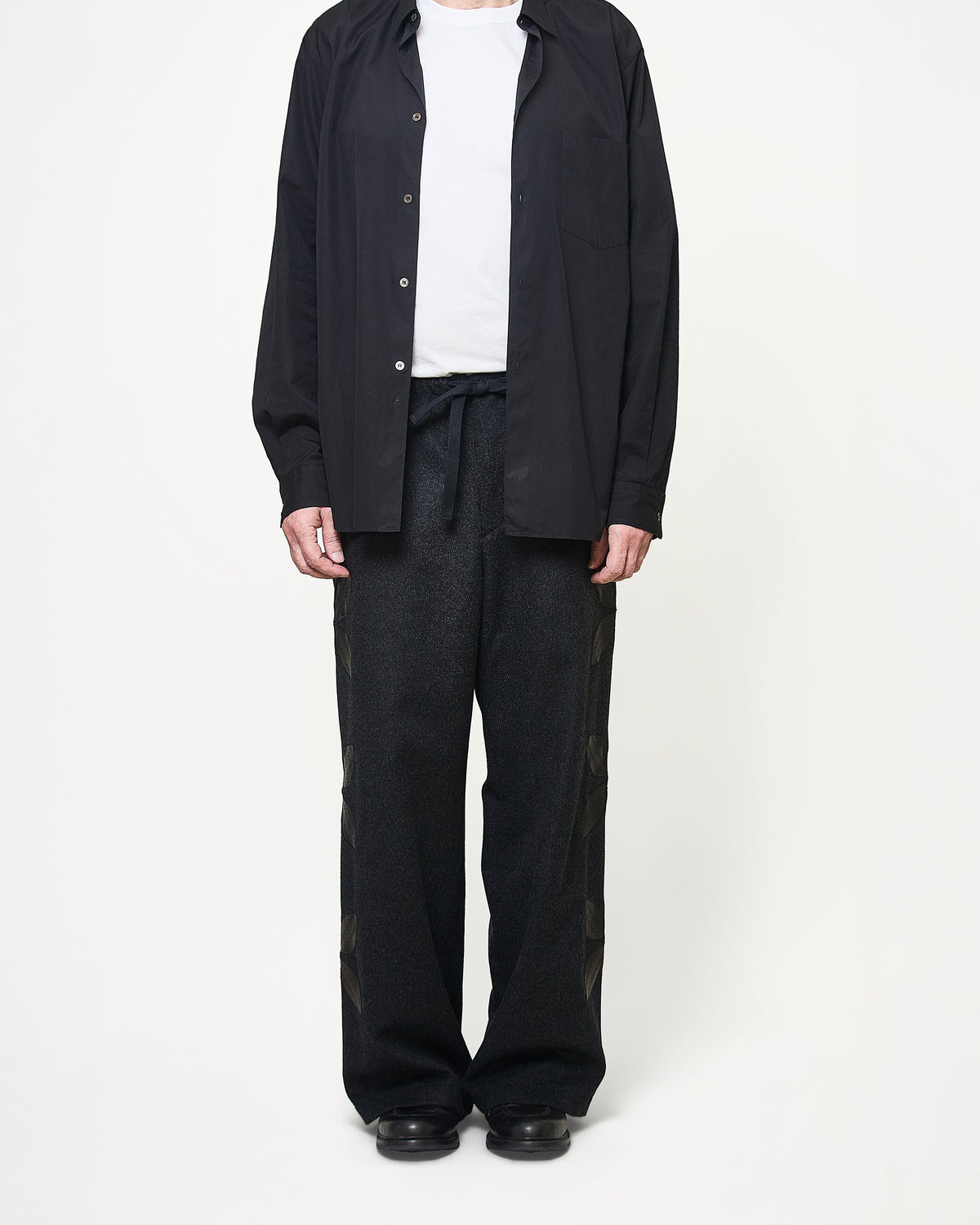Bespoke pants 008 Charcoal gray --- Pn038