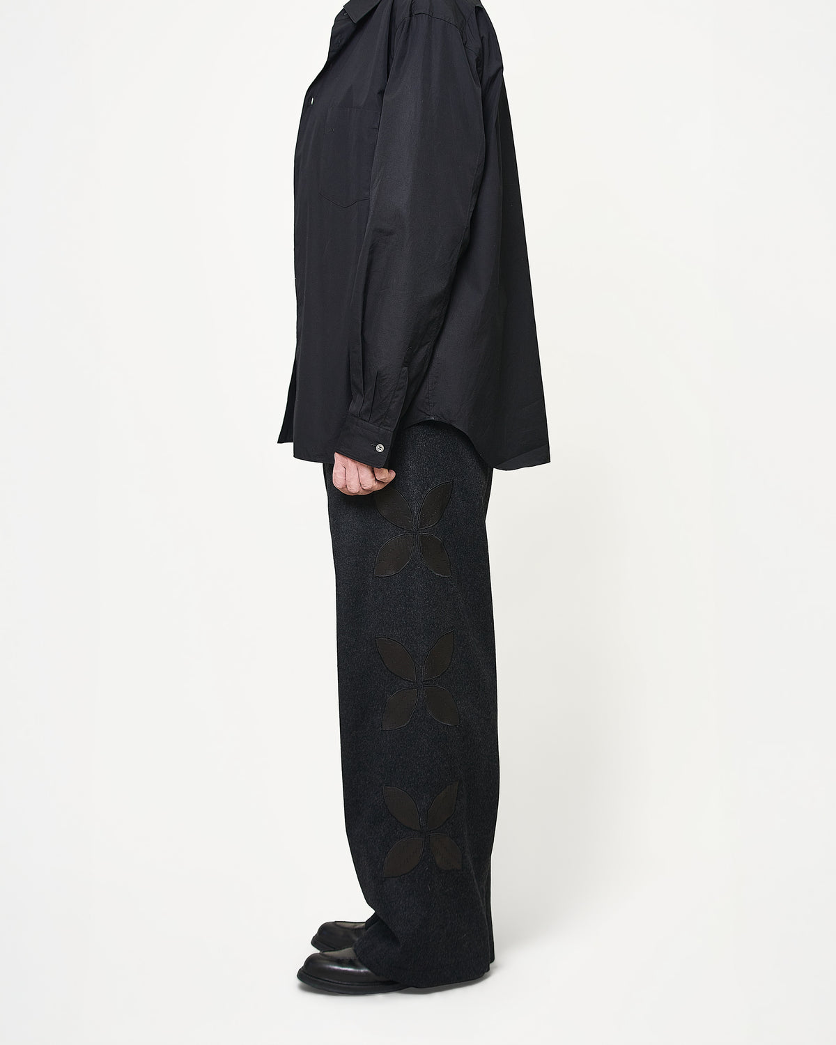 Bespoke pants 008 Charcoal gray --- Pn038